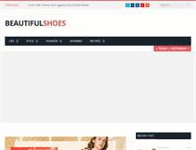 Tablet Screenshot of beautifulshoes.org